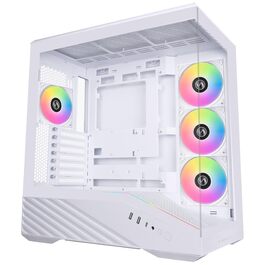 Корпус для ПК Lian Li Vector V100 – ATX Midi Tower з Tempered Glass, RGB-підсвічуванням, 4x 120мм вентилятори, підтримка радіатора 360мм, GPU до 415мм, Back Connect, білий