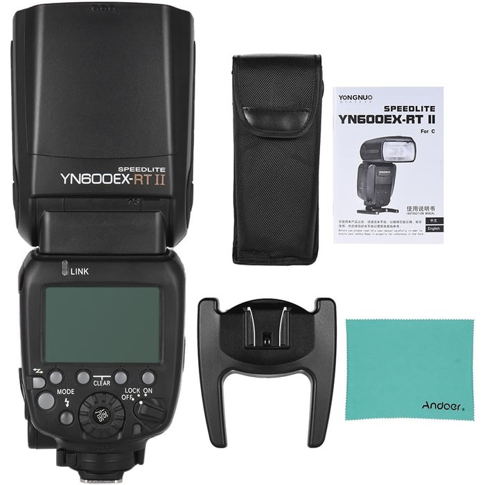 Спалах YONGNUO YN600EX-RT II: професійний TTL Master для Canon з бездротовим зв'язком 2.4G та HSS 1/8000s
