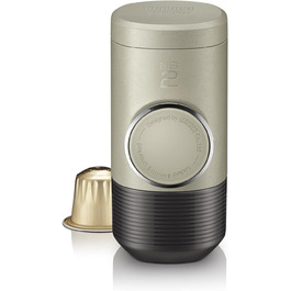 WACACO Minipresso NS2 – портативна кавомашина для еспресо, ручна, сумісна з Nespresso, сіро-оливковий колір
