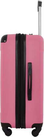 Валіза Travelers Club Chicago Hardside Розширювана Спіннер 20' Carry-On (Набір з 5 шт, Рожевий)