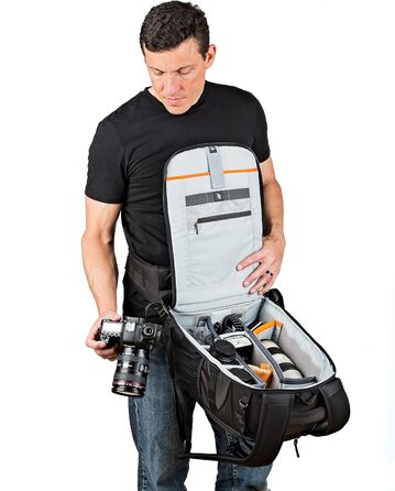 Рюкзак для камери Lowepro Flipside BP 400 AW II: для DSLR, беззеркальних камер, дронів, ноутбуків та аксесуарів