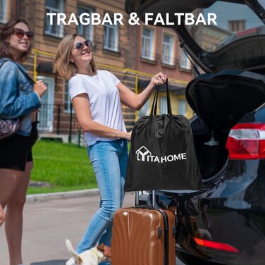 Надувний матрац YITAHOME 2x1,5м з електричною помпою, самонадувний, для 2 осіб, білий/блакитний