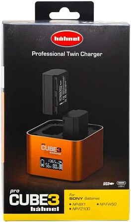 Зарядний пристрій Hähnel ProCube3 для DSLR (Sony) з USB-C, швидка зарядка