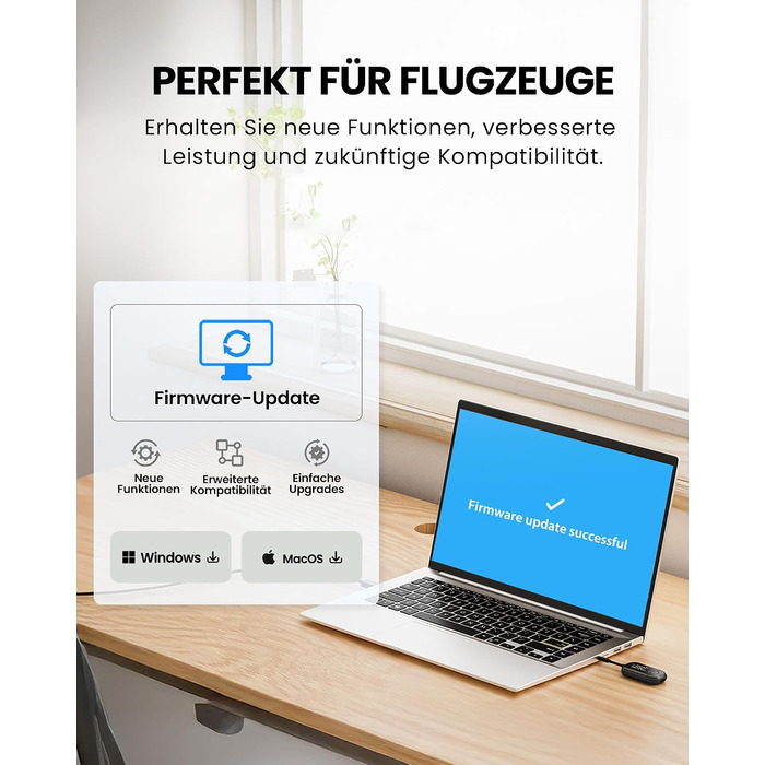 Bluetooth-адаптер для літака Avantree Voyager з підтримкою Auracast, чорний