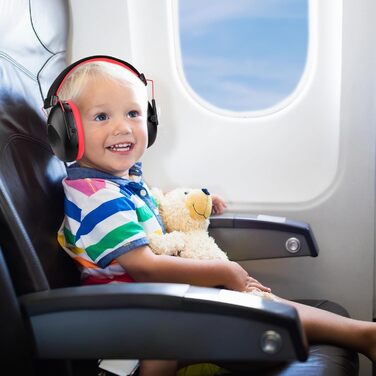 Навушники для захисту від шуму ProCase для дітей - шумопоглинаючі, складні, регульовані, NRR 24dB (Чорний)