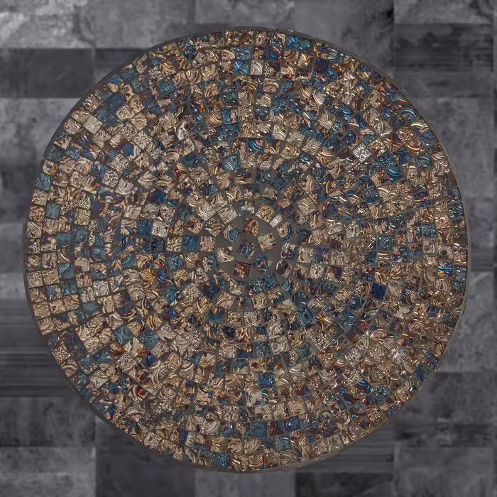 Relaxdays Side Table Mosaic