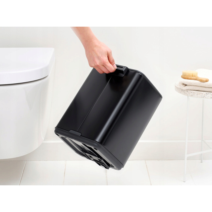 Сміттєвий кошик з педаллю BRABANTIA Bo, 7 л, матовий чорний