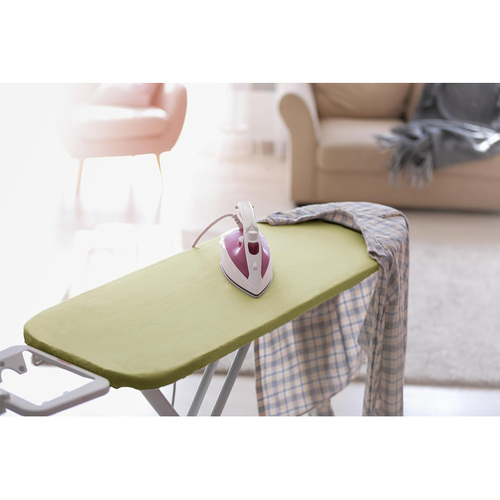 Чохол для прасувальної дошки Encasa XO Mini, 125x46 см, Salbeigrün (Салатовий), з термовідбиваючою підкладкою та гумкою