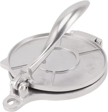 Пресс для тортилій, роті, кесадільї, 16 см, сріблястий
