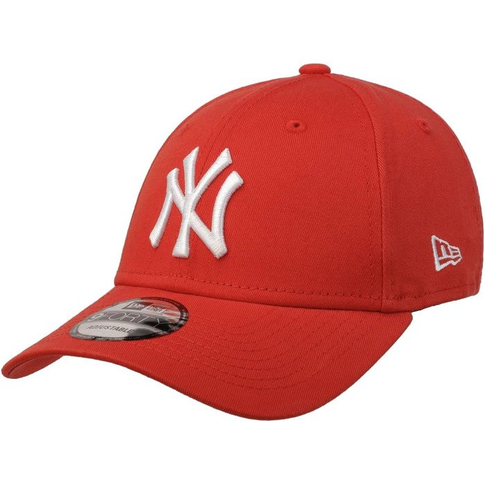 Кепка New Era 9Forty Yankees Essential - бейсболка з вигнутим козирком, MLB, червона