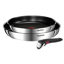 Набір сковорідок Tefal Ingenio Emotion Induction L897S374 (24/28 см), сріблястий