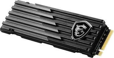 SSD накопичувач MSI Spatium 2TB PCIe 4.0 NVMe M.2 - внутрішній, 7000 МБ/с читання, 6800 МБ/с запис, 3D NAND, гарантія 5 років (1400 TBW)