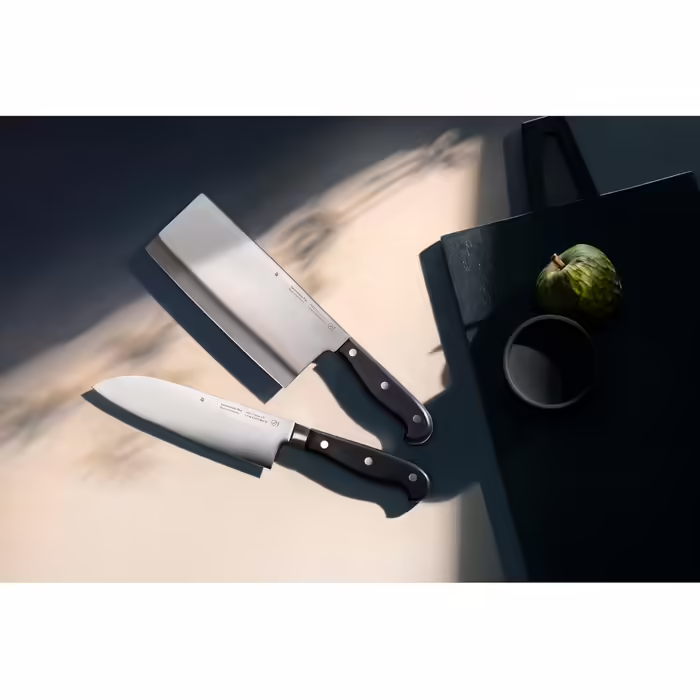 WMF Spitzenklasse Plus Santoku Knife 32 cm, Made in Germany, Forged Knife, Performance Cut, Special Blade Steel, Blade 18 cm