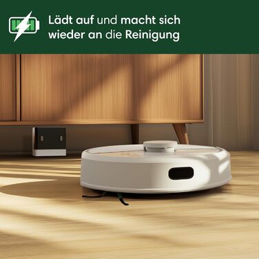 iRobot Roomba 105 Combo + AutoEmpty Dock: Робот-пилосос з автопорожненням, функцією миття та LiDAR навігацією - Чорний