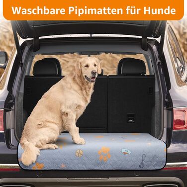 Багаторазові пелюшки для цуценят, 2 шт. - супер вбираючі пелюшки PIPI для собак, неслизькі тренувальні пелюшки для собак для диванів, вольєрів або автокрісел 76x81 см (2 шт.)