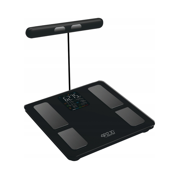 Електронні скляні ваги 4FIZJO з аналізом складу тіла, до 180 кг