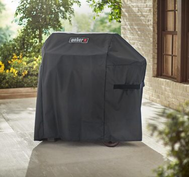 Преміальна чохол Weber для гриля Spirit/Spirit II 300, дихаючий, водо- та UV-стійкий, з липучкою, чорний