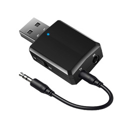 Bluetooth адаптер 2-в-1 Isobel: трансмітер та ресивер Audio 5.0 з низькою затримкою, оптичним Toslink, RCA та 3.5мм AUX для ТВ, ПК, ноутбука, Dual Link
