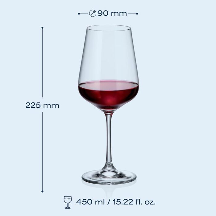 Кришталеві келихи Crystal Bohemia, набір 6 шт, 200 мл, для шампанського та просекко, стійкі до подряпин, елегантні, підійдуть для вечірок та як подарунок