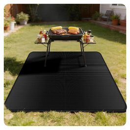 Вогнетривка підкладка для гриля та каміна 100x154 см, термостійкий килимок для захисту тераси та газону від іскор та жиру (до 980°C)