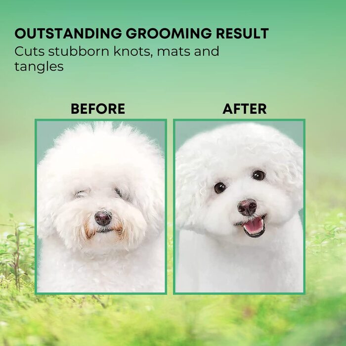 Щітка для собак та котів, видалення підшерстка, довга шерсть, гребінець для собак, синій