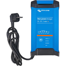 Зарядний пристрій Victron Energy Blue Smart 12V 15A IP22 з Bluetooth для автомобільних акумуляторів, підтримка та десульфатор, 230V, 1 вихід, CEE 7/7