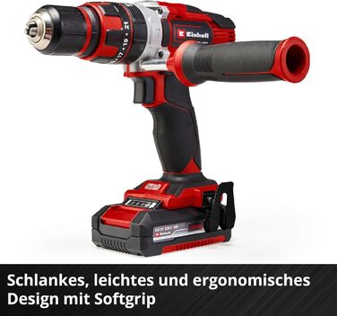 Акумуляторний дриль-шуруповерт Einhell TE-CD 18/48 Li-i Solo Power X-Change (18 В, Li-Ion, 2 швидкості, ударний режим, LED, без акумулятора та зарядного пристрою)