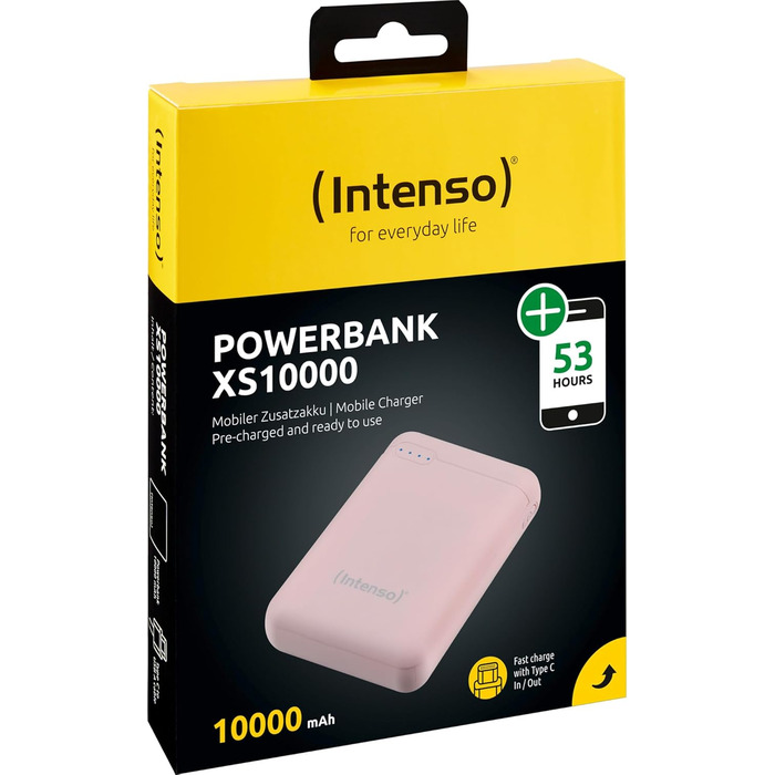 Powerbank Intenso XS 10000mAh Rosé - зовнішній акумулятор для смартфонів, планшетів та цифрових камер