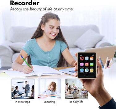 MP3 плеєр для дітей 64GB з Bluetooth 5.3, 2.8