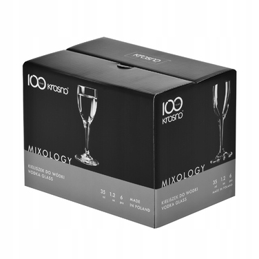 Набір стопок для горілки Krosno Mixology 35 мл, 9956 (6 шт.)