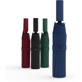 Sapor Design Premium Umbrella with Lotus Effect | Stormproof, windproof, open/close automatic | elegant and stylish umbrella | stylish compact umbrella (Umbrella) | ICONIC Blue - Iconic
