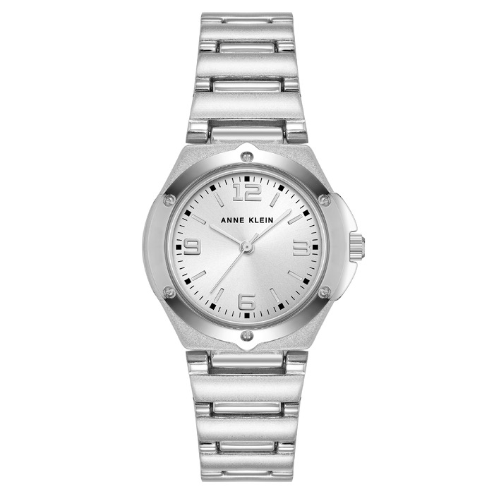 Жіночий наручний годинник-браслет Anne Klein у сріблястому кольорі