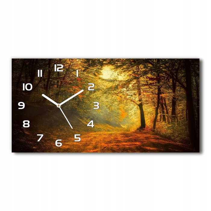 Настінний скляний годинник 