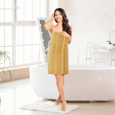 Набір з 4 преміум рушників для ванної Utopia Towels, 68x137 см, 100% бавовна, 600 г/м², швидковисихаючі та дуже вбираючі, для щоденного використання, бежеві