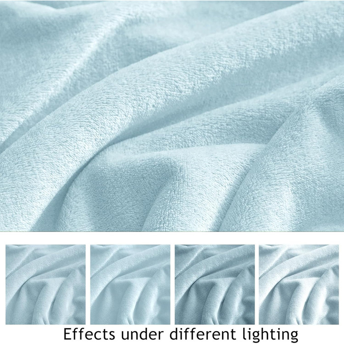 Пледи та покривала KMUSET з мікрофібри, білий, 152x183 см (50'x60') та 183x203 см (Twin 60'x80')