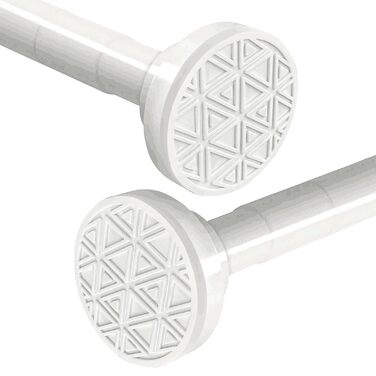 Труба для душу телескопічна, 60-290 см, без свердління, для ванни та душу, біла