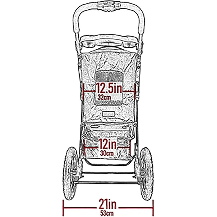 Дитяча коляска для тварин Pet Gear AT3, Summit Grey (сірий)