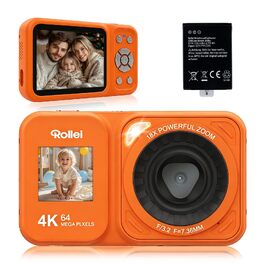 Штатив для камери Rollei, чорний, 171.5 см, компактний тринога з кульовим головкою, сумкою та функцією монопода, сумісний з Arca Swiss для DSLR