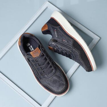 ARRIGO BELLO Чоловічі кросівки для активного відпочинку, спортивні, для прогулянок та подорожей, розмір 41-46, блакитний