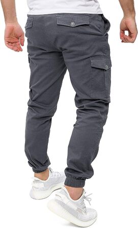 Чоловічі штани карго PITTMAN Darius сірі (Tornado 183907) - бавовняні штани карго джогери 33W/30L