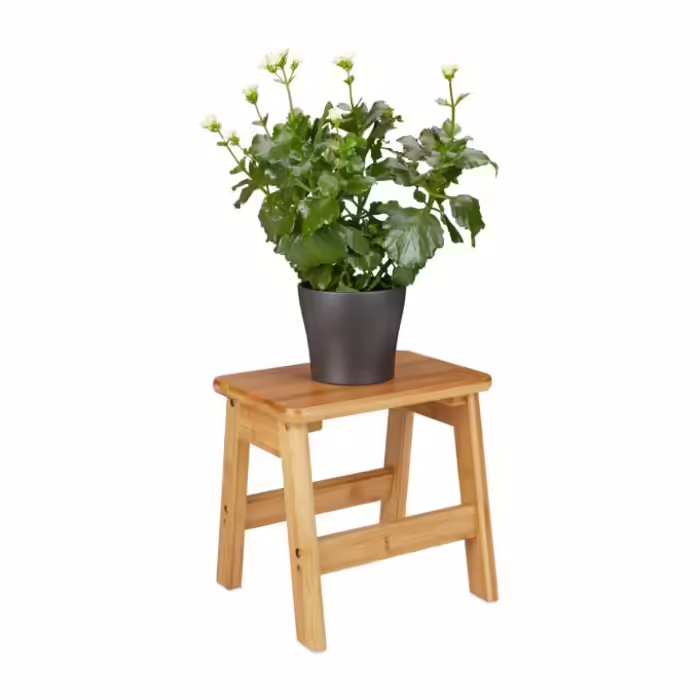 Relaxdays Footstool RUSTICO