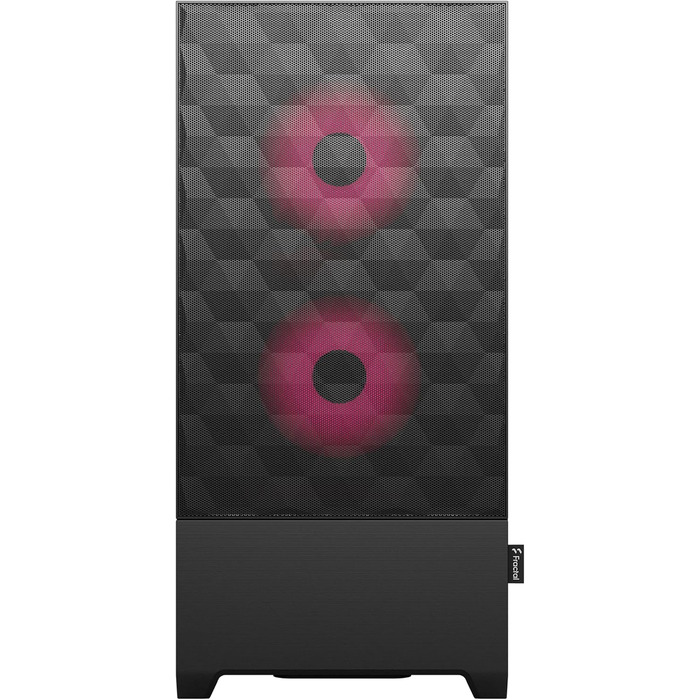 Корпус для ПК Fractal Design Pop Air RGB Magenta Core з темперованим склом, сітчаста передня панель, три RGB вентилятори 120 мм, ATX, Magenta Core