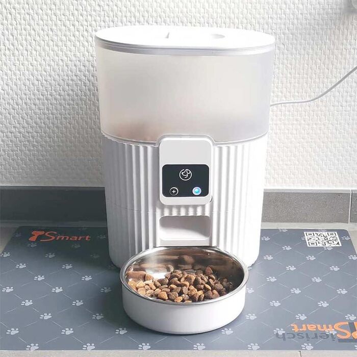 Автоматичне годування для котів Smart Futterautomat: WiFi, керування через додаток, прозорий контейнер для корму