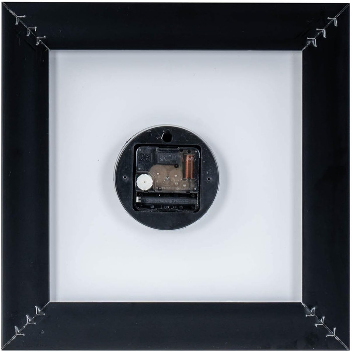 Levandeo Wall Clock - 30x30cm - Image of Kitchen Herbs, Spices, Cooking, Decoration (PVC Black)