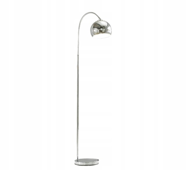 Підлогова лампа Krislamp Aura E27 40 Вт, срібляста