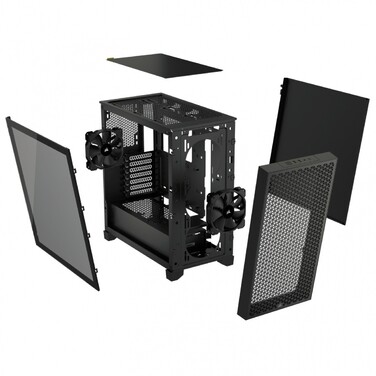 Корпус Corsair 3000D Airflow TG Midi Tower, чорний