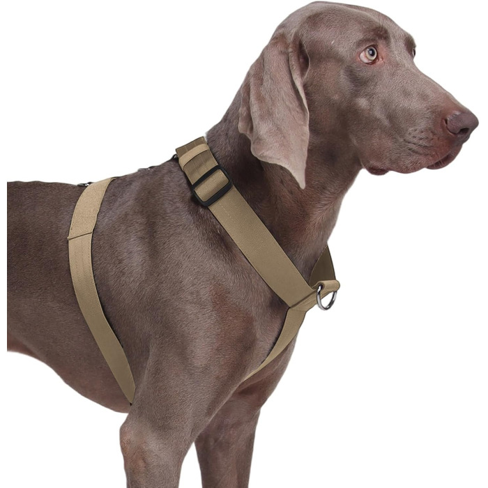 Нашийник для собак FeimaX для великих порід, тактичний, дихаючий, зручний, міцний, безпечний, хакі (M)