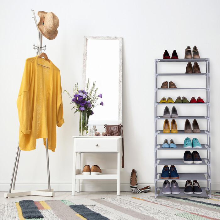 Розеткова система Relaxdays Shoe Rack 10 рівнів