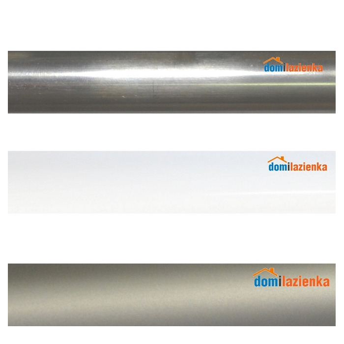Дуговий шторний карниз Estiva 80-80 x 27 мм, сріблястий