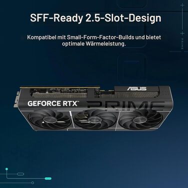 Ігрова відеокарта ASUS Prime GeForce RTX 5070 12GB GDDR7 OC Edition, чорна